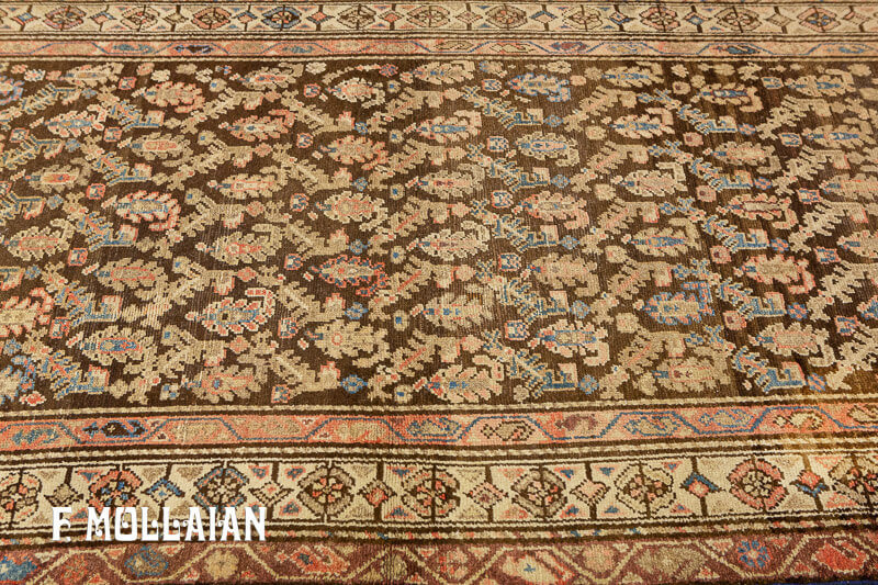 Antique Persian Malayer Gallery Size Carpet  n°:87711464